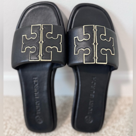 Tory Burch Shoes - NEW Tory Burch DOUBLE T SPORT SLIDE